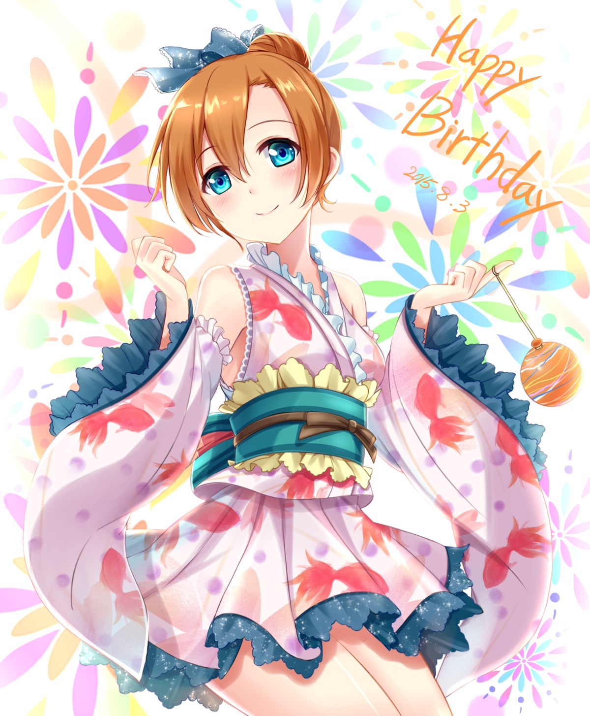 karumayu kousaka_honoka lolita_fashion love_live! wa_lolita yukata