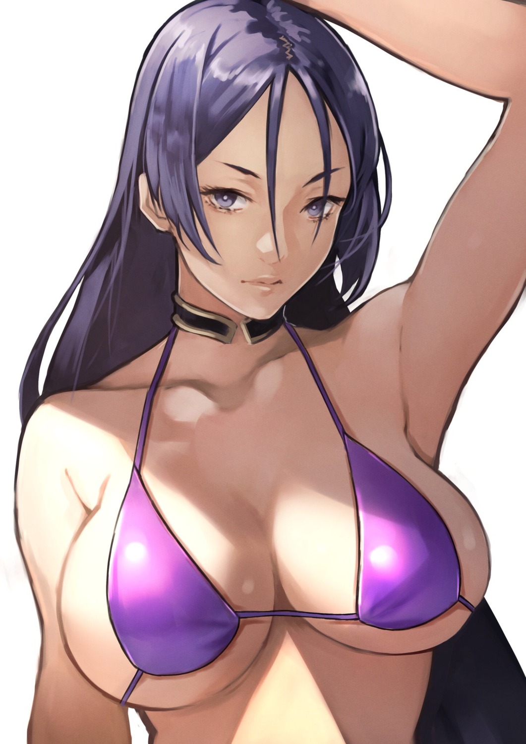 bikini_top fate/grand_order minamoto_no_raikou_(fate/grand_order) swimsuits yoshio_(55level)