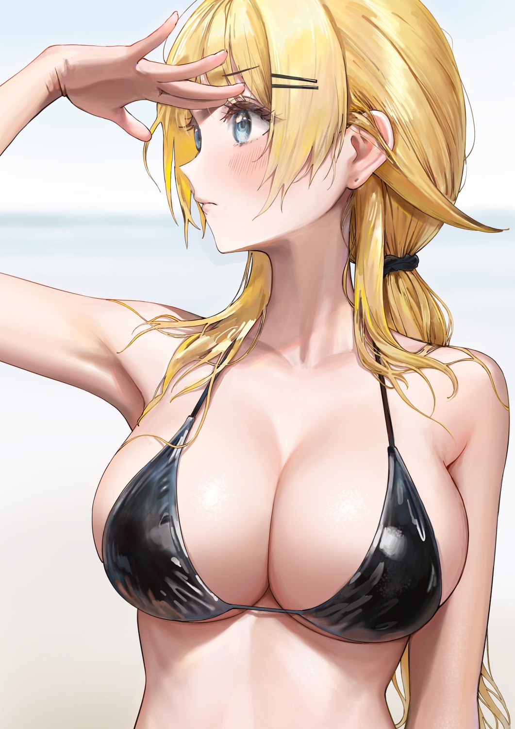 ameyame bikini_top hachimiya_meguru swimsuits the_idolm@ster the_idolm@ster_shiny_colors