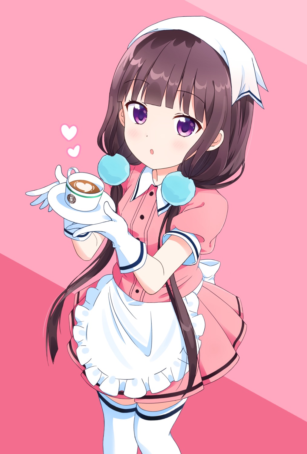 blend_s maid noven sakuranomiya_maika thighhighs waitress