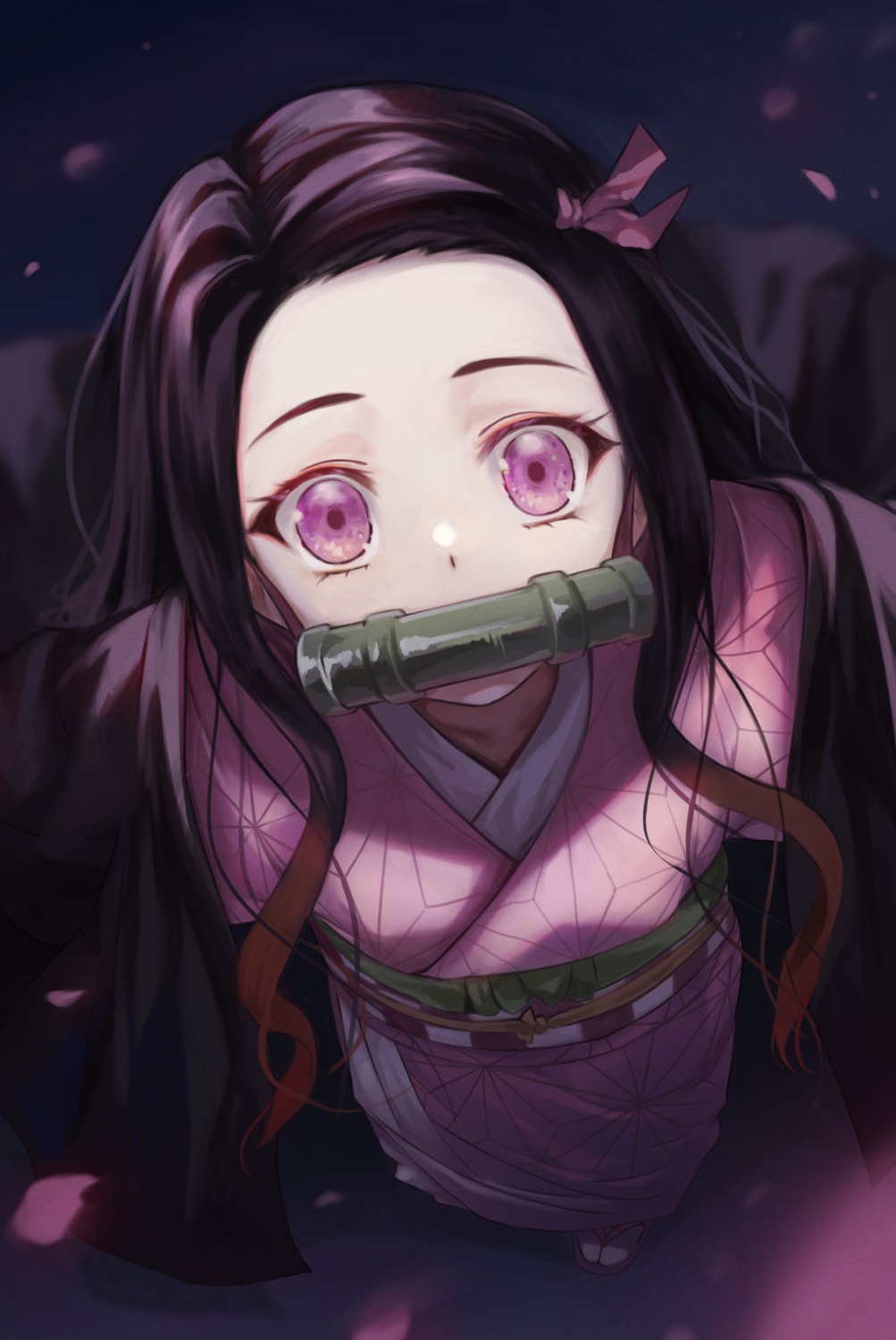 kamado_nezuko kimetsu_no_yaiba kimono torriet