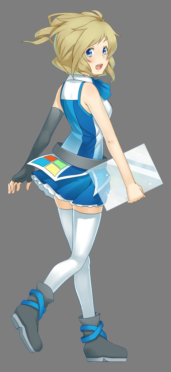 aizawa_inori internet_explorer microsoft thighhighs transparent_png