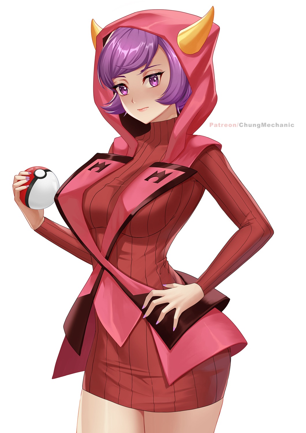 chungmechanic dress kagari_(pokemon) pokemon sweater