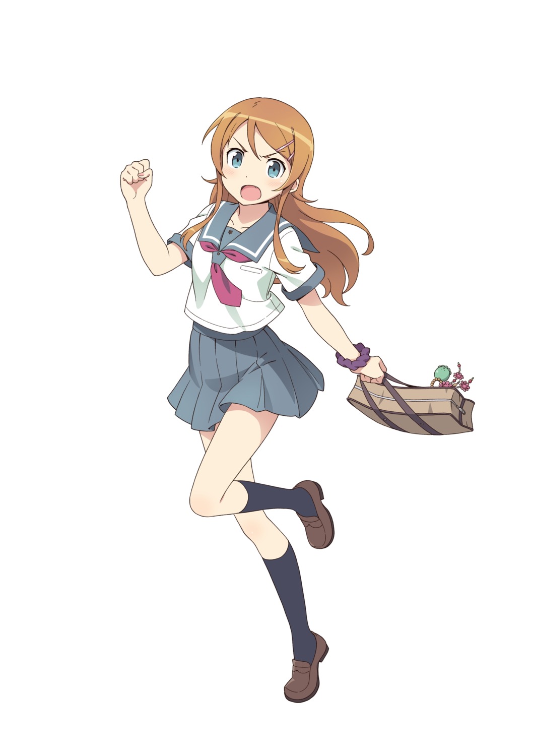 kanzaki_hiro kousaka_kirino ore_no_imouto_ga_konnani_kawaii_wake_ga_nai seifuku