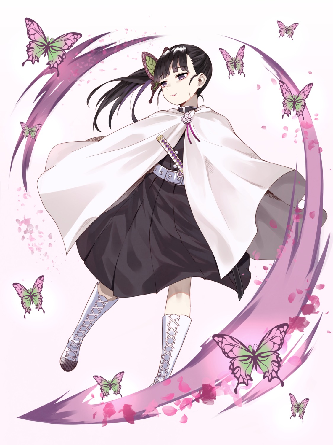 amagasa_yun kimetsu_no_yaiba sword tsuyuri_kanao uniform