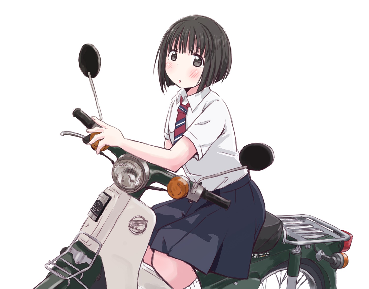 koguma_(super_cub) maruyo seifuku sketch super_cub