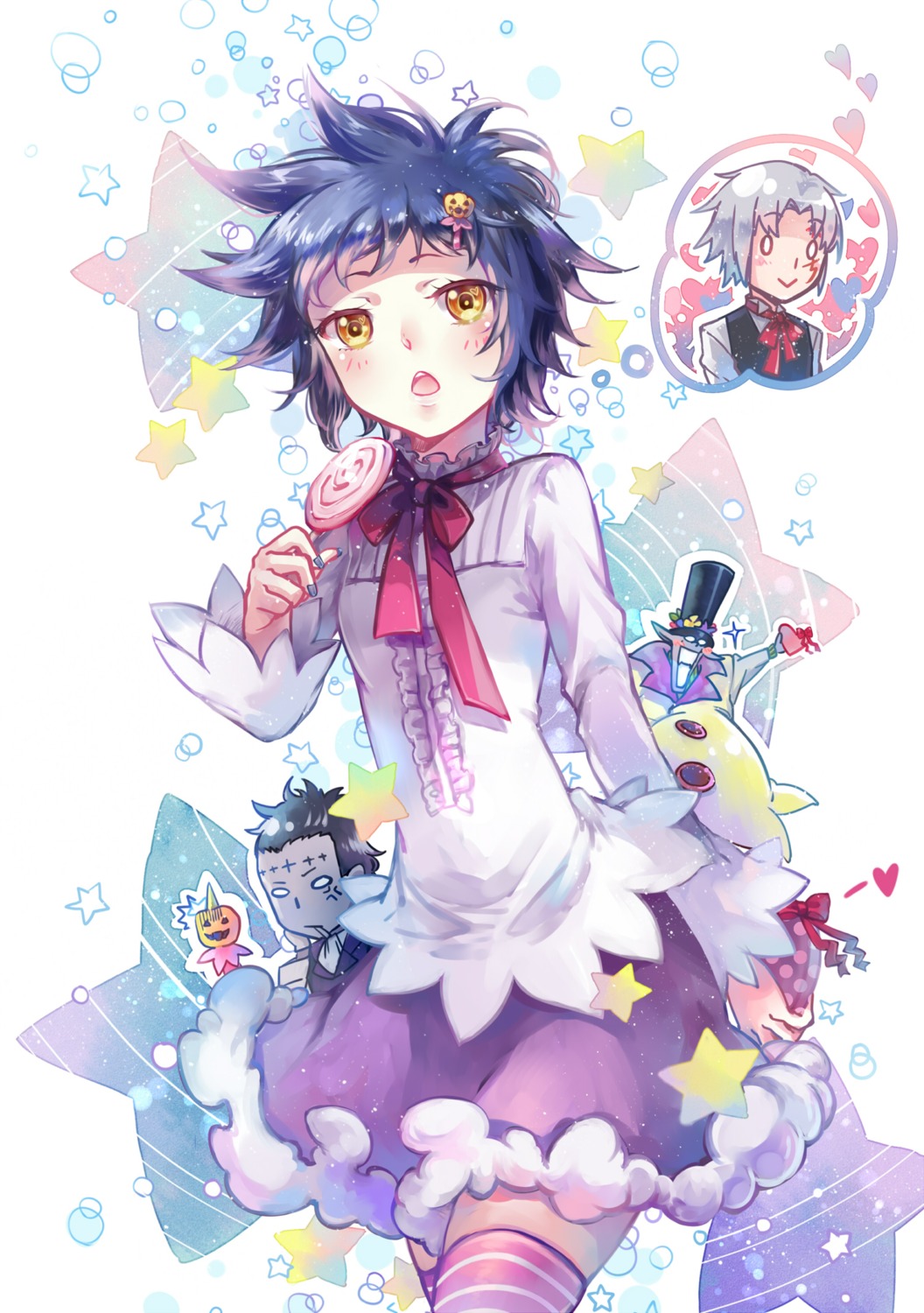 allen_walker d.gray-man ekita_xuan road_kamelot thighhighs tyki_mikk