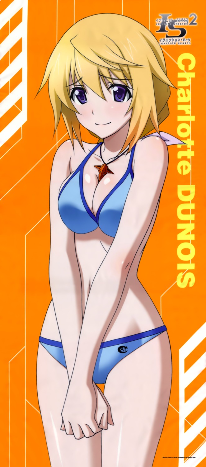 bikini charlotte_dunois cleavage infinite_stratos infinite_stratos_2 swimsuits