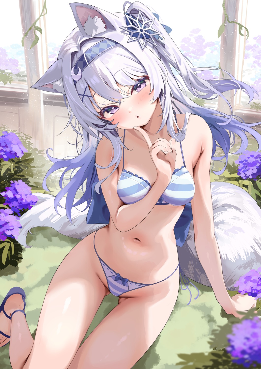 animal_ears bra loli nyahu_(nyahu_77) pantsu shimapan tail thong