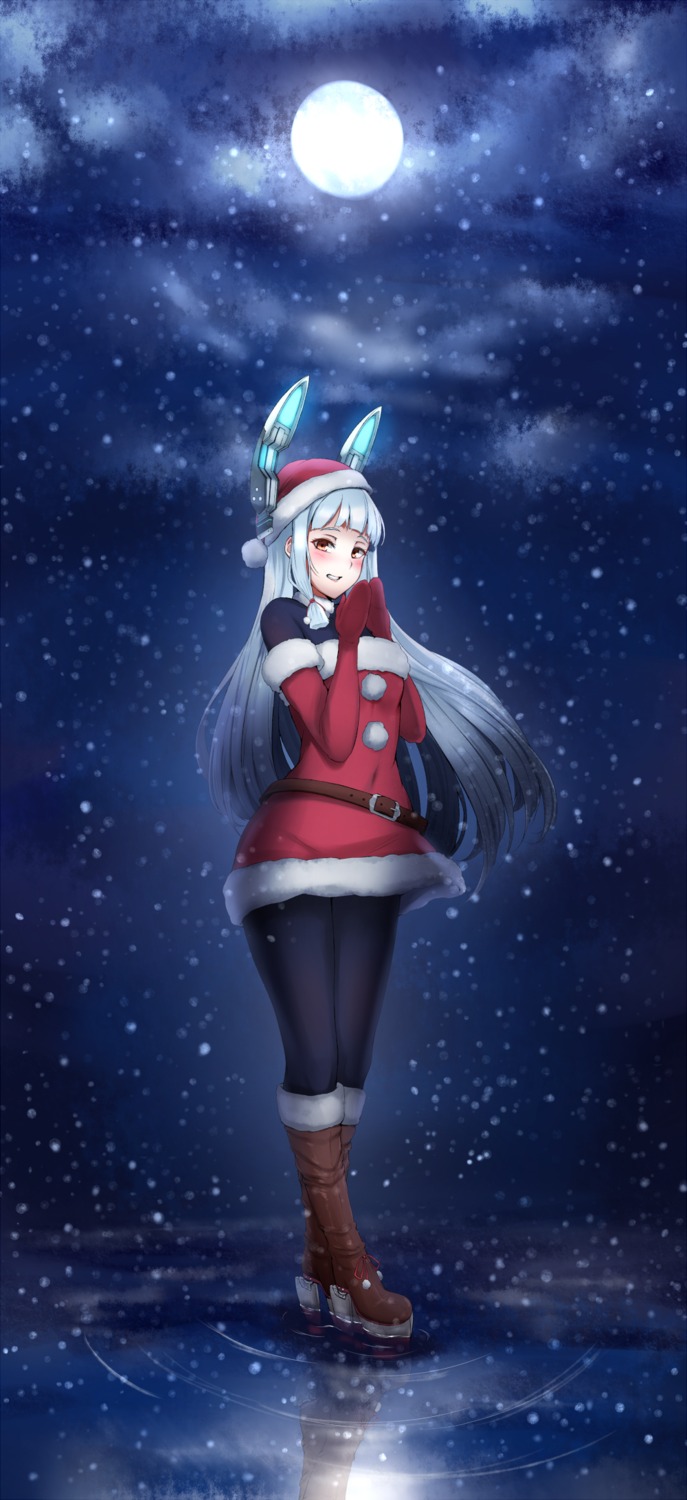 christmas heels kantai_collection murakumo_(kancolle) oogatazin pantyhose