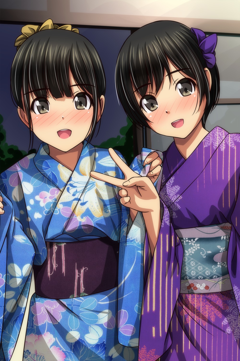 matsunaga_kouyou selfie yukata