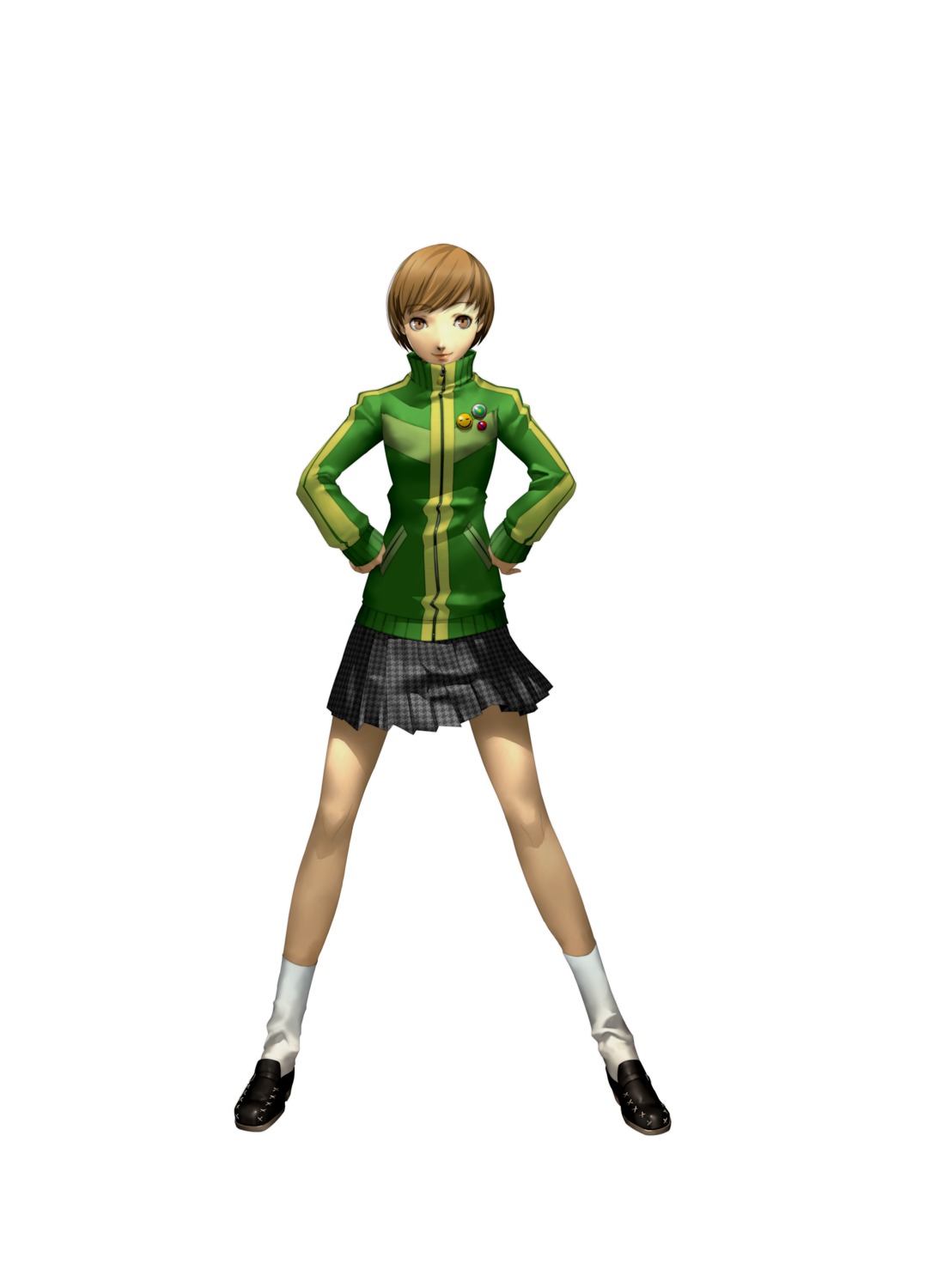 megaten persona persona_4 satonaka_chie seifuku soejima_shigenori