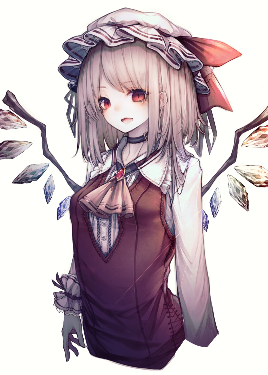 flandre_scarlet hito_komoru touhou wings