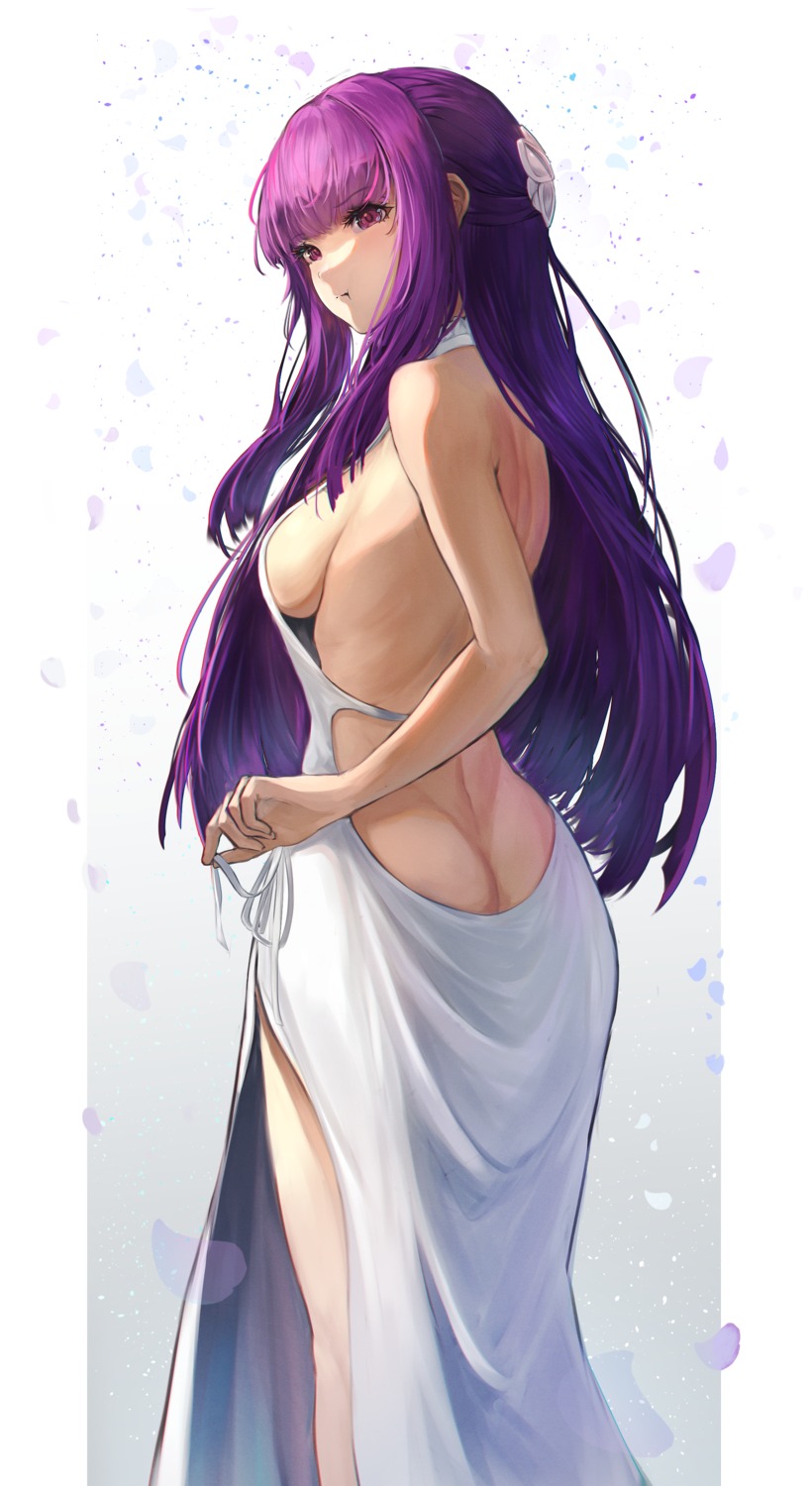 ass dress fern hangu no_bra nopan sousou_no_frieren