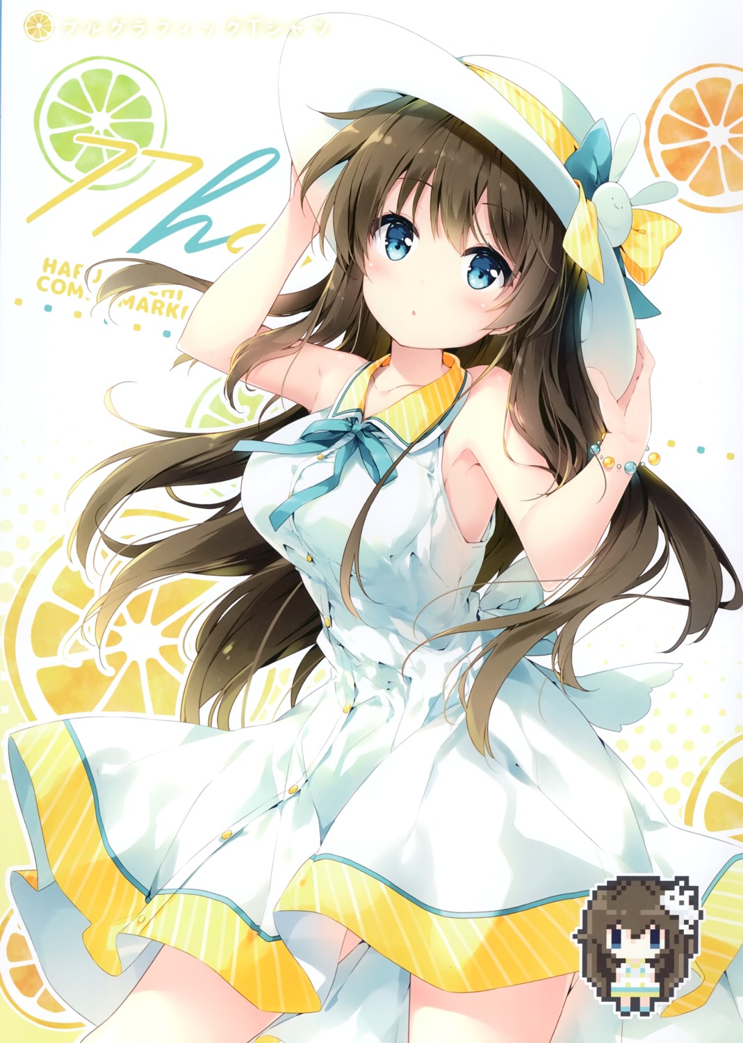 chibi dress haru_mochi mochizuki_shiina summer_dress