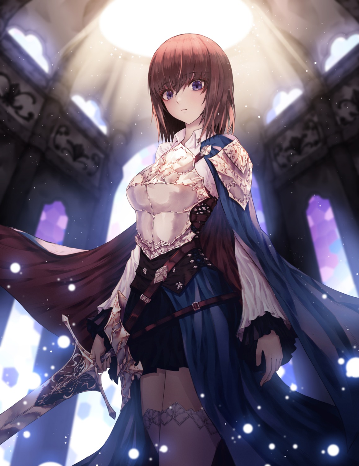 armor dlwhdals901 sword thighhighs