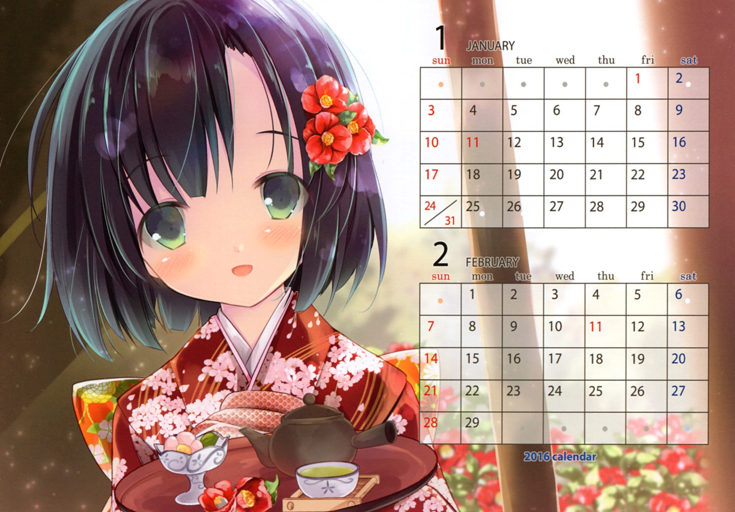 calendar kimono tagme