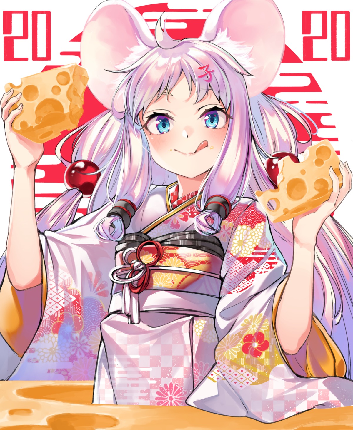 animal_ears hachiroku_(hatirokusann86) kimono