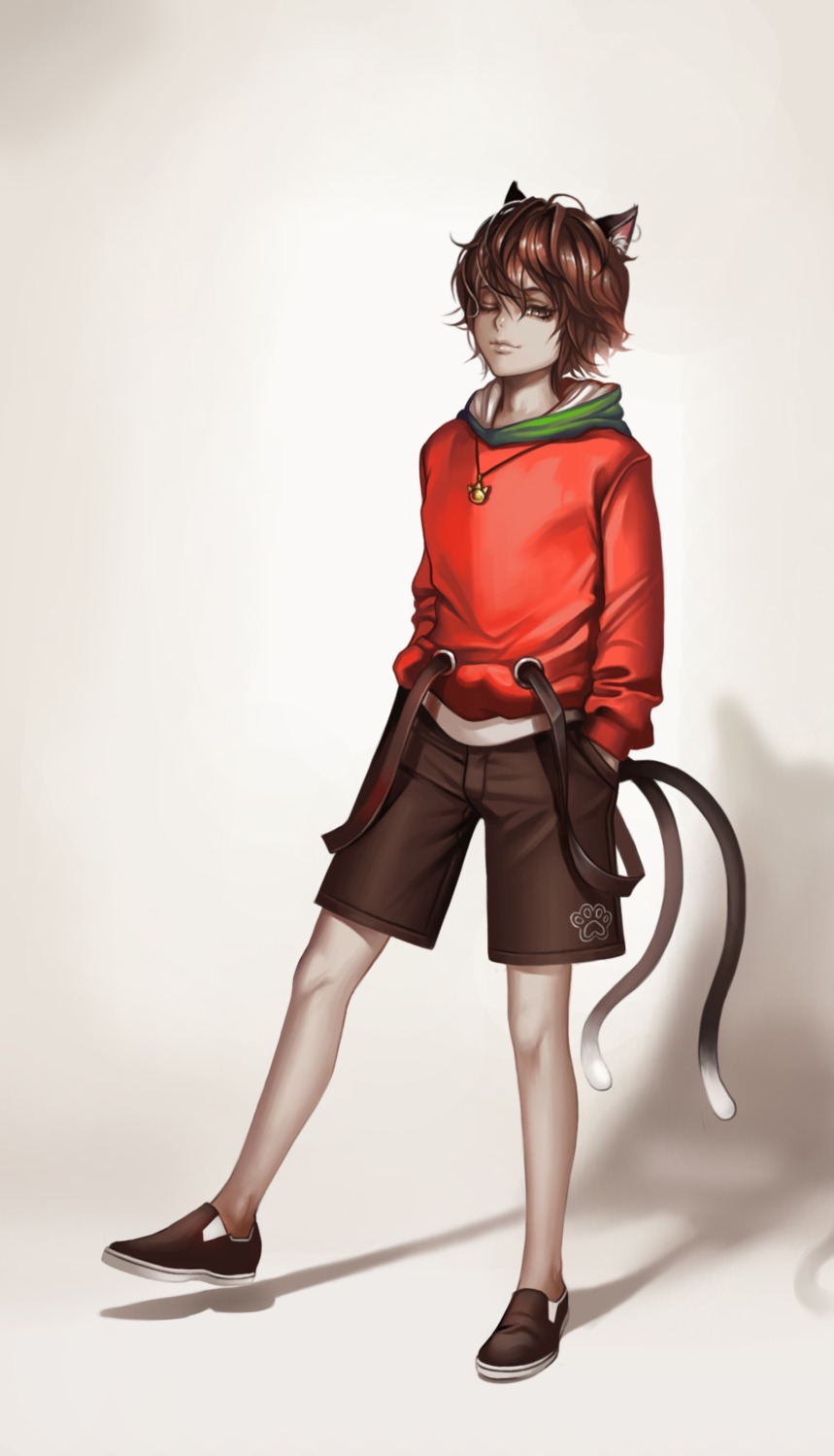 animal_ears chen dantewontdie genderswap male nekomimi tail touhou