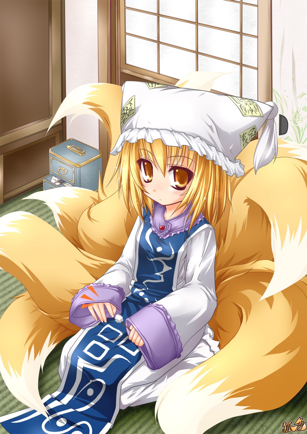 kazami_karasu kitsune touhou yakumo_ran