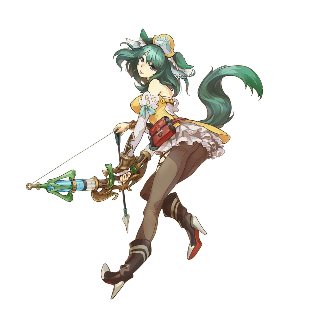 animal_ears armor ass endride heels tagme tail weapon