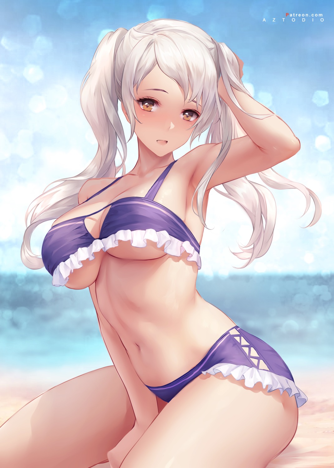 azto_dio bikini daraen fire_emblem fire_emblem_kakusei robin_(fire_emblem) swimsuits