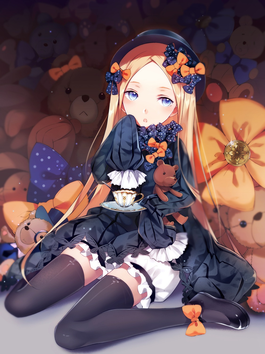 abigail_williams_(fate) bloomers dress fate/grand_order hmniao thighhighs