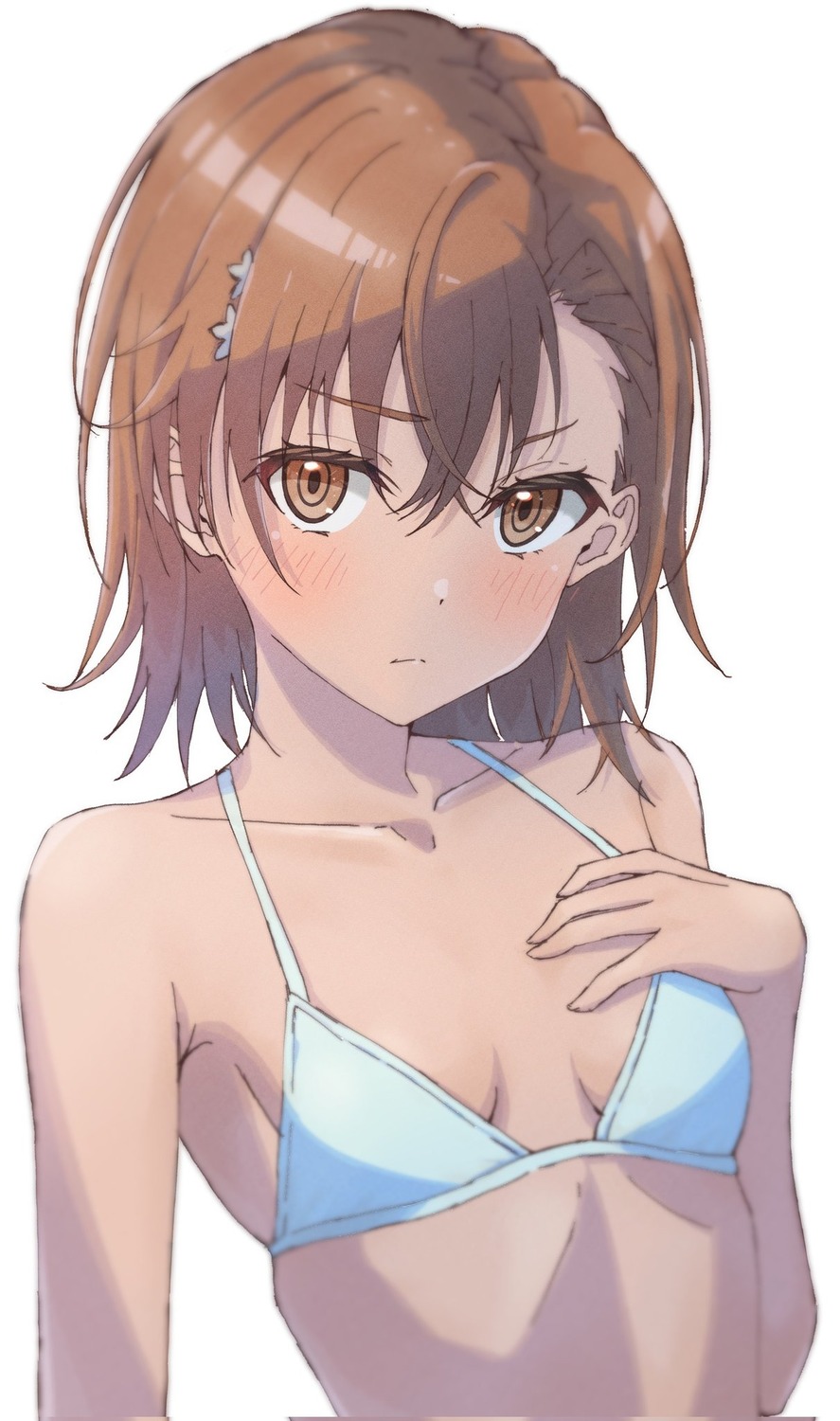 bikini_top haruya_meri misaka_mikoto swimsuits toaru_kagaku_no_railgun toaru_majutsu_no_index