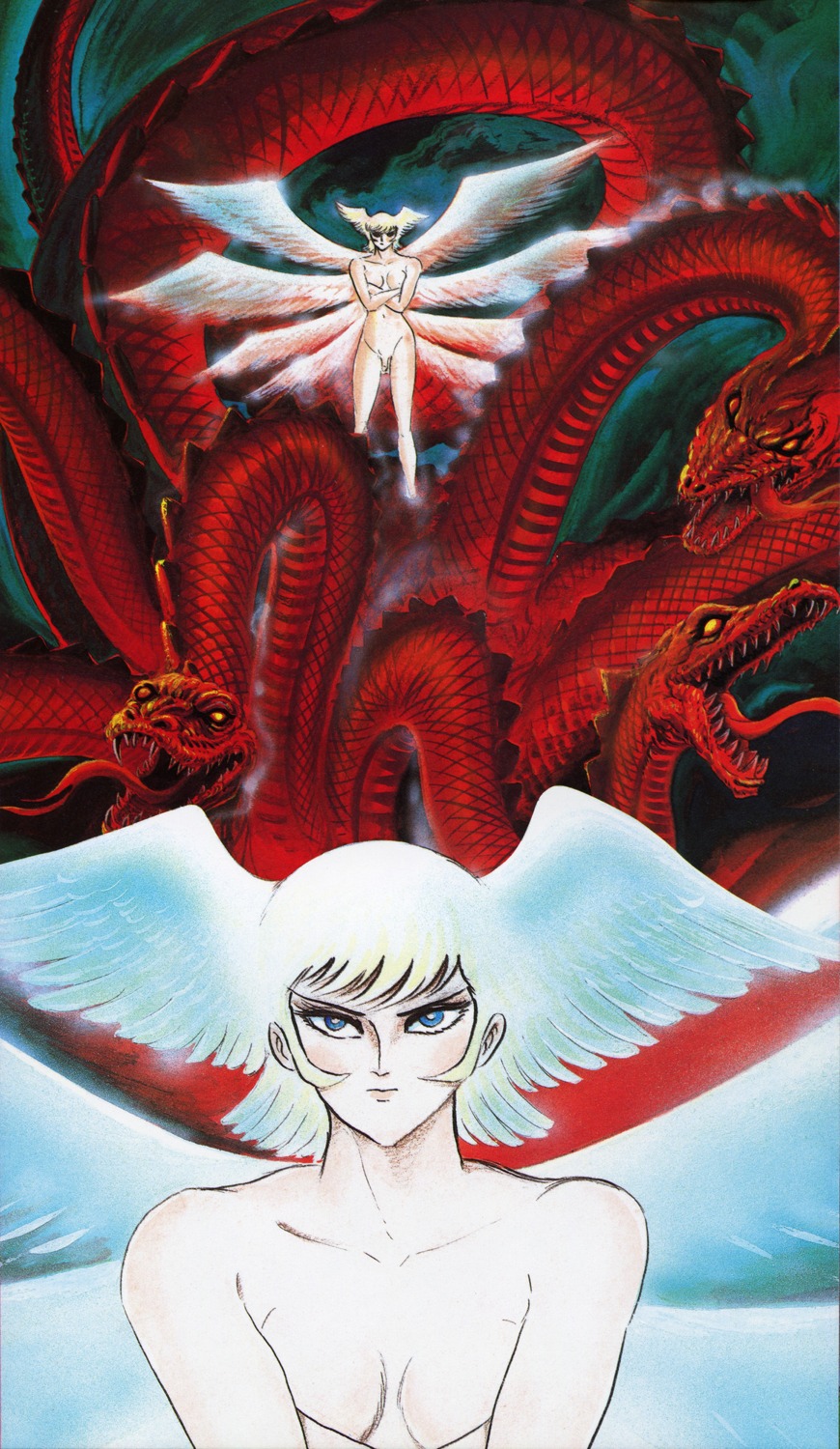 asuka_ryou devilman male monster nagai_gou naked penis wings