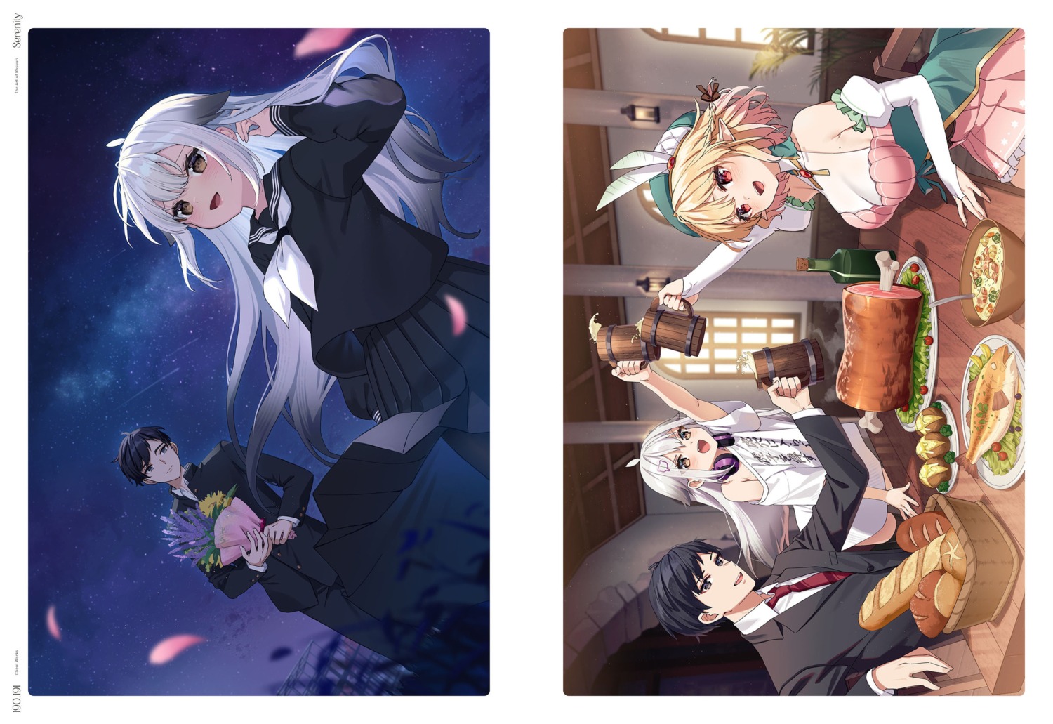 rosuuri animal ears dress headphones no bra pantyhose pointy ears ...