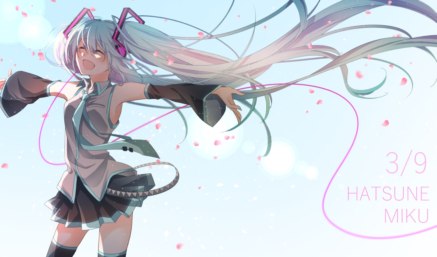 hatsune_miku kano_u thighhighs vocaloid