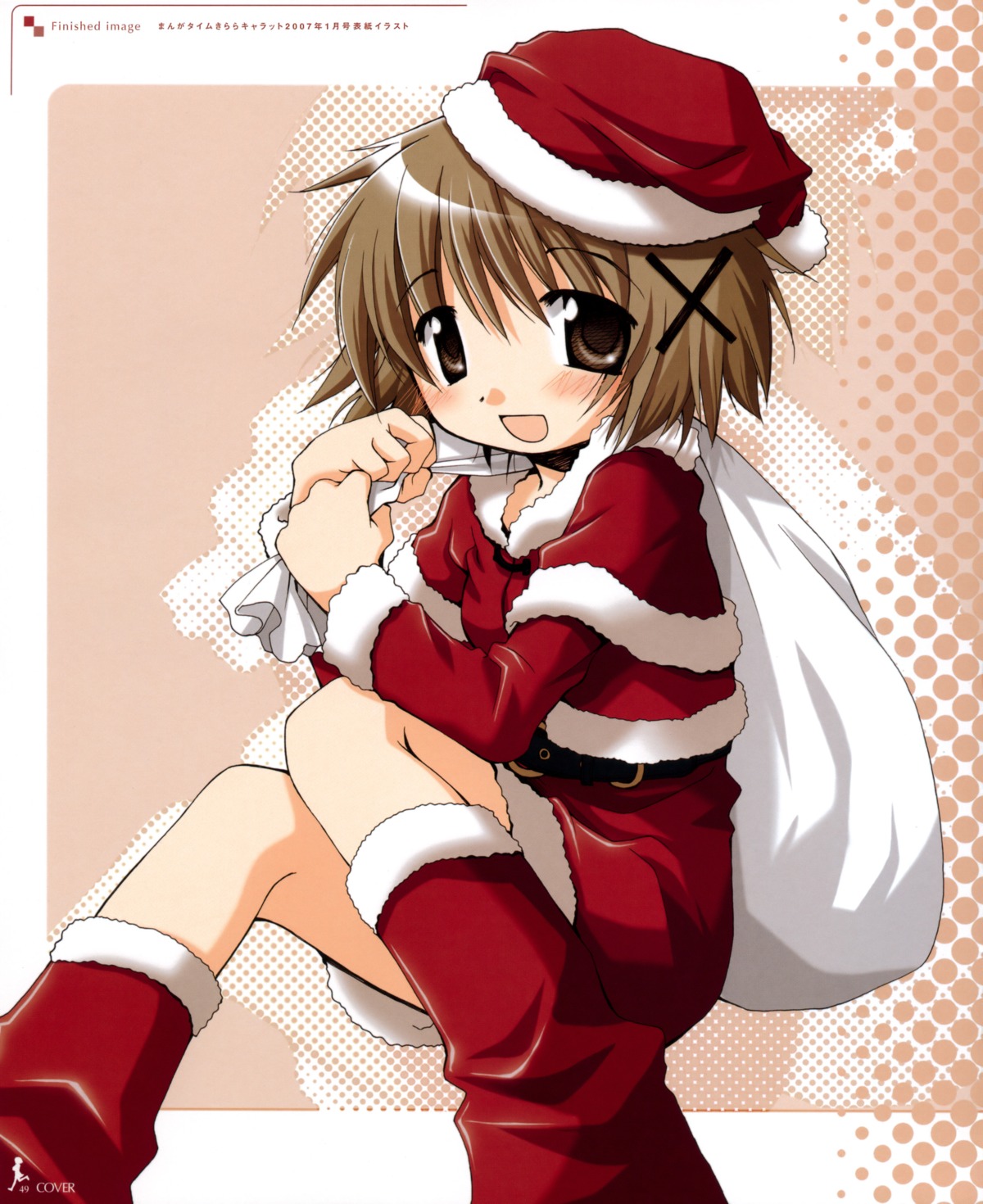 aoki_ume christmas hidamari_sketch yuno