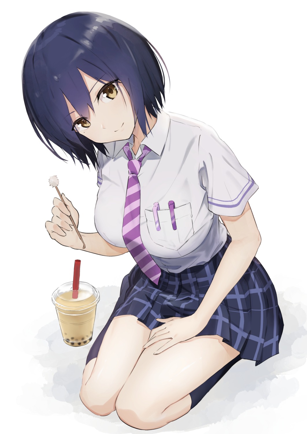 muteki_soda nijisanji seifuku shizuka_rin