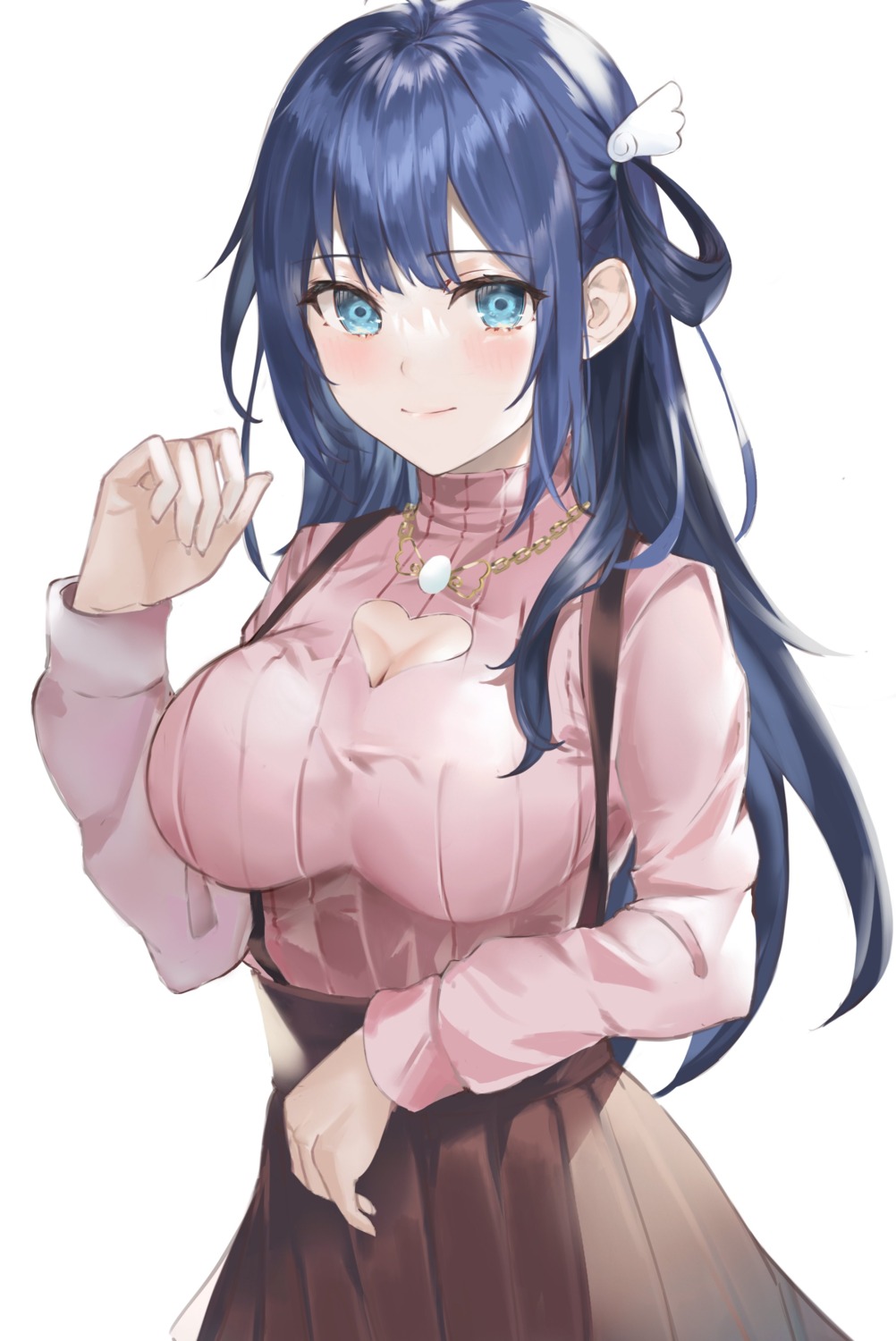 amano_nene_(vtuber) amano_nene_ch. cleavage hao_827 sweater