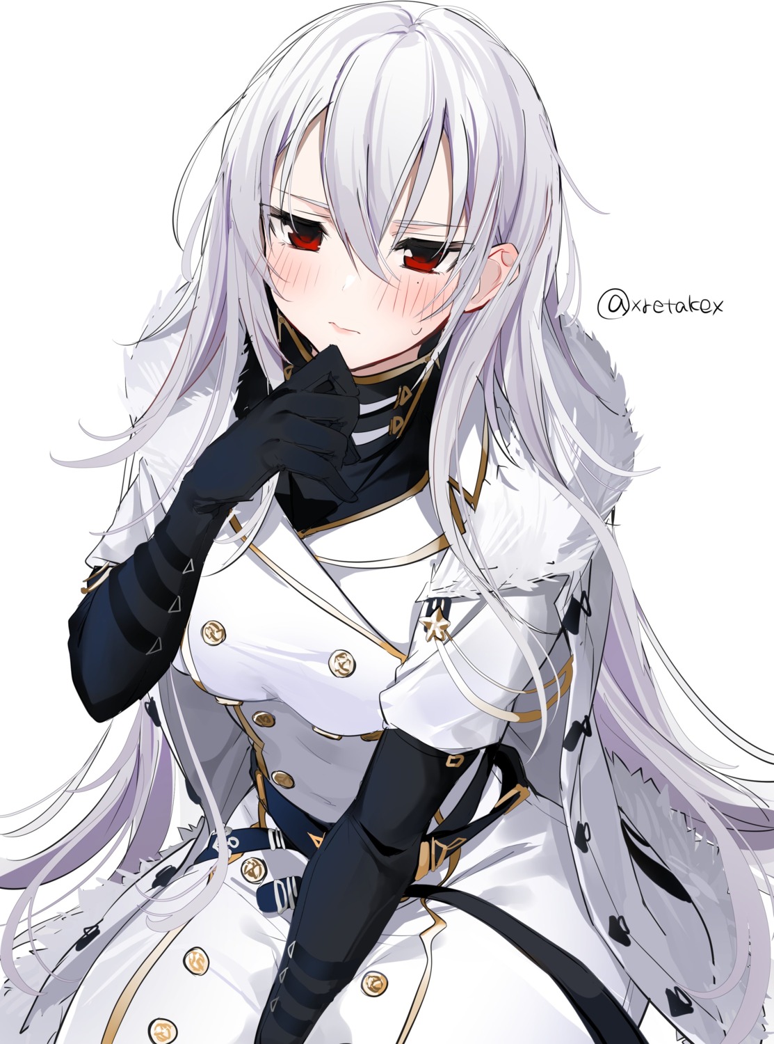 azur_lane sovetskaya_rossiya_(azur_lane) uniform xretakex