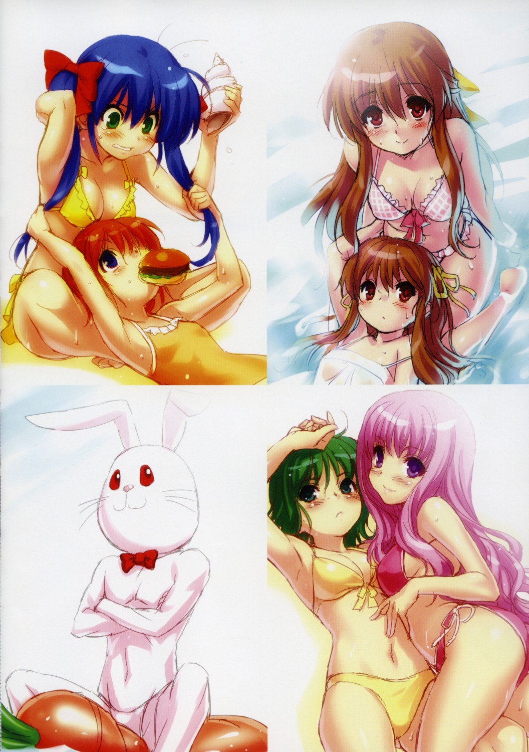 ass bikini cleavage hirose_maki miyama_yukimi nagamori_mizuka nanase_rumi one:_kagayaku_kisetsu_e orihara_misao shiina_mayu swimsuits zen