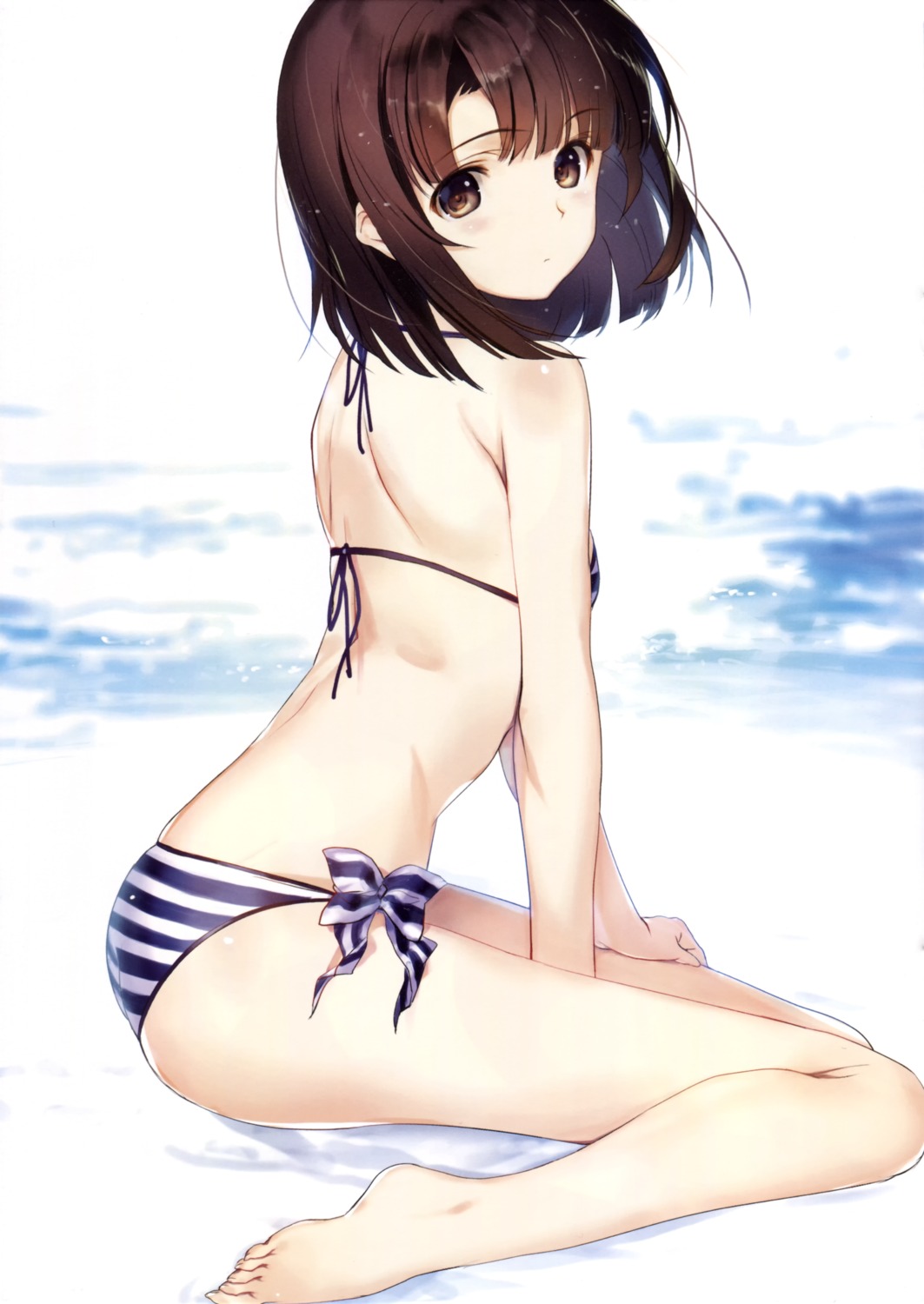 bikini feet katou_megumi nakamura_takeshi nise-juushofutei saenai_heroine_no_sodatekata swimsuits