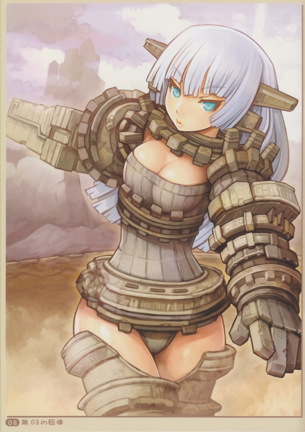 anthropomorphization cleavage gaius gatten shadow_of_the_colossus shigatake thighhighs