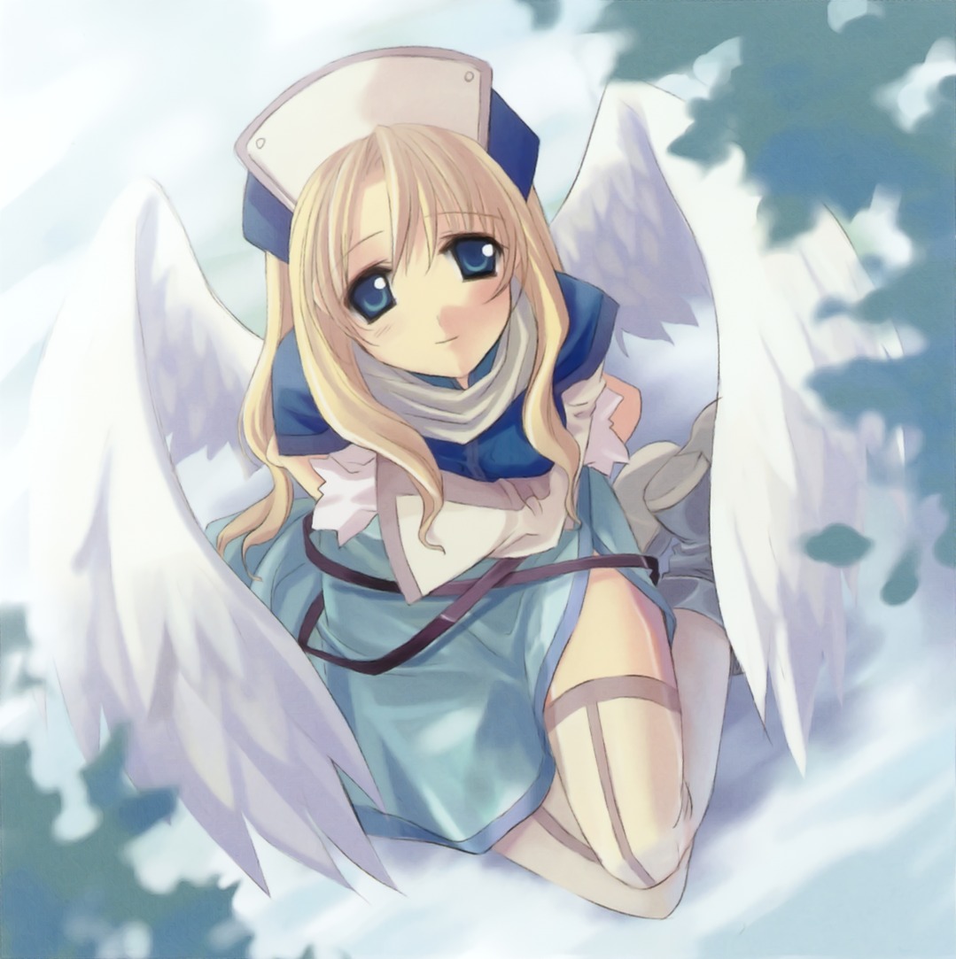 aquarian_age naruse_chisato thighhighs wings