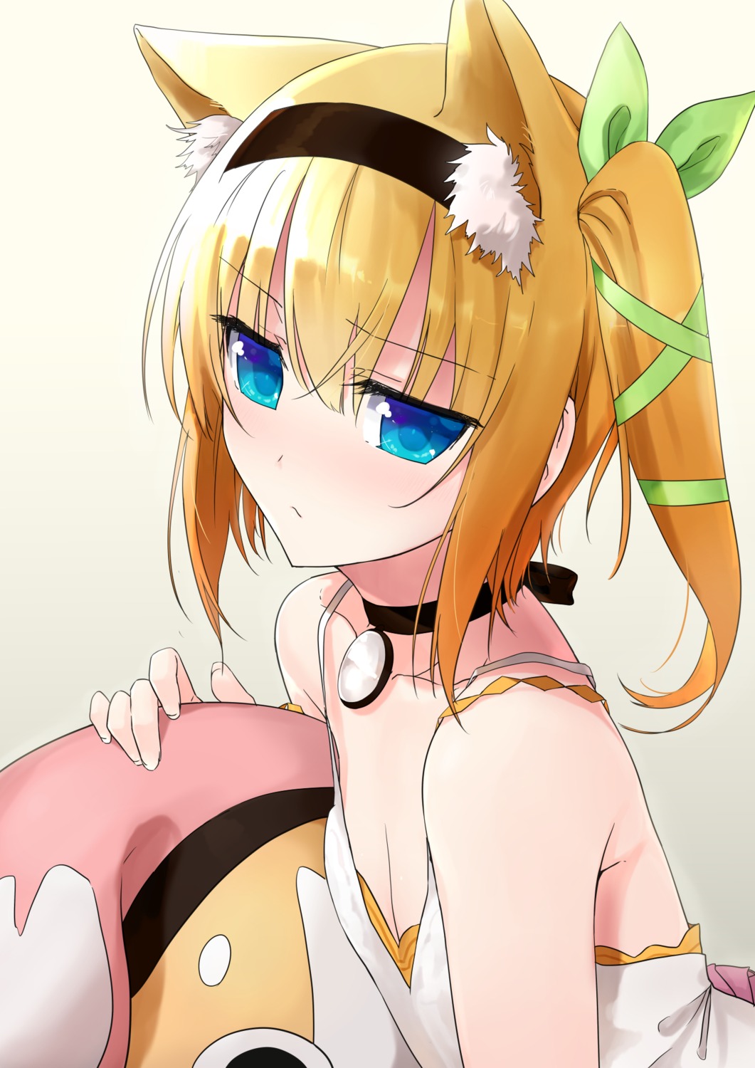 akitaka_akita animal_ears cleavage dress edna nekomimi normin tales_of tales_of_zestiria