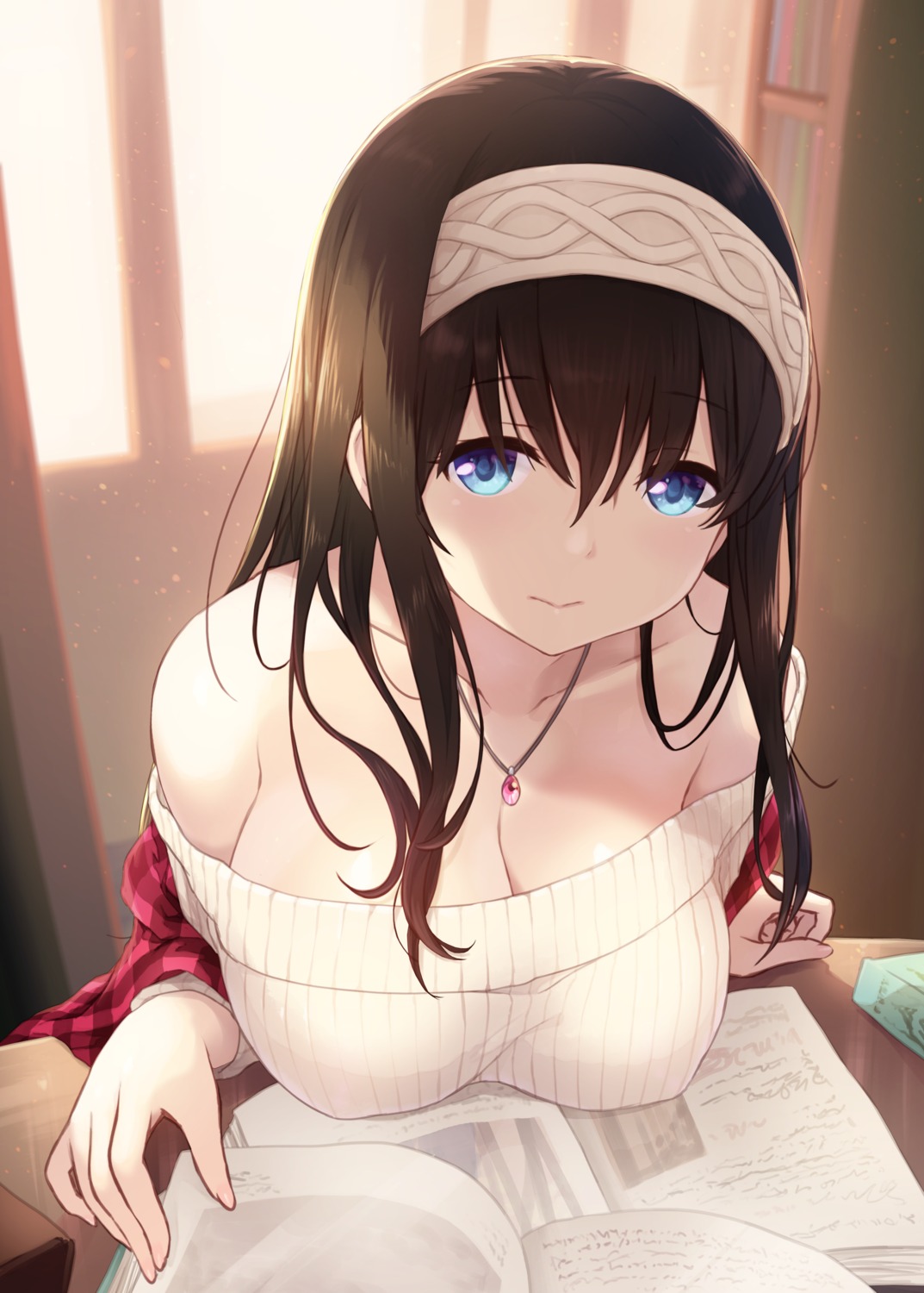 cait cleavage erect_nipples no_bra sagisawa_fumika sweater the_idolm@ster the_idolm@ster_cinderella_girls