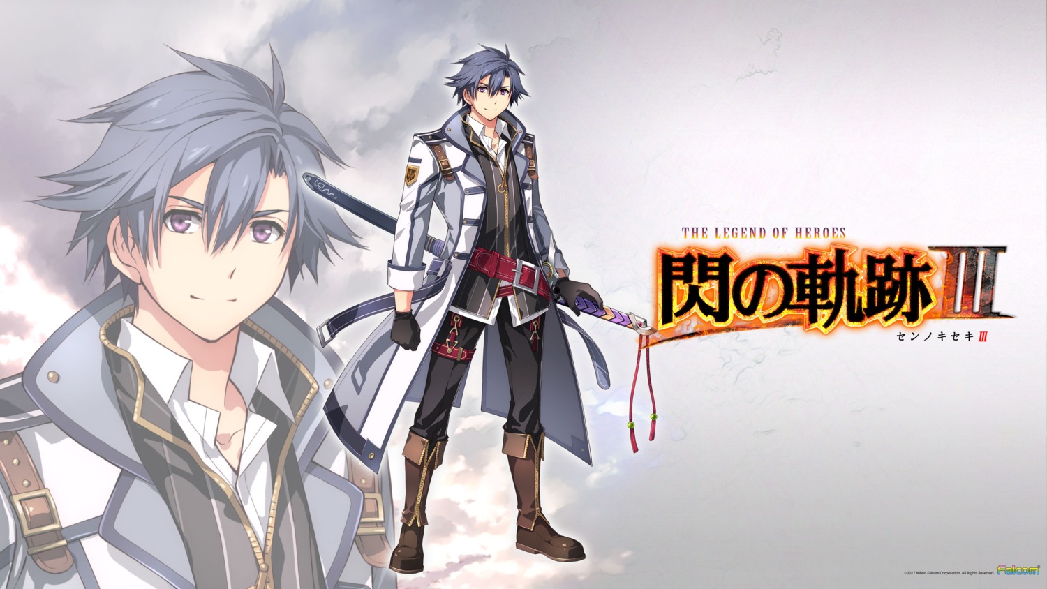 eiyuu_densetsu eiyuu_densetsu:_sen_no_kiseki falcom male rean_schwarzer sword wallpaper