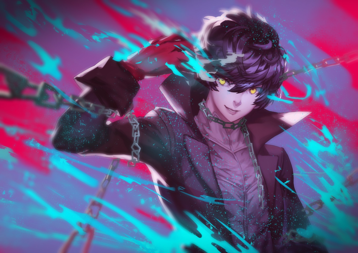 amamiya_ren bug_tabris male megaten persona persona_5