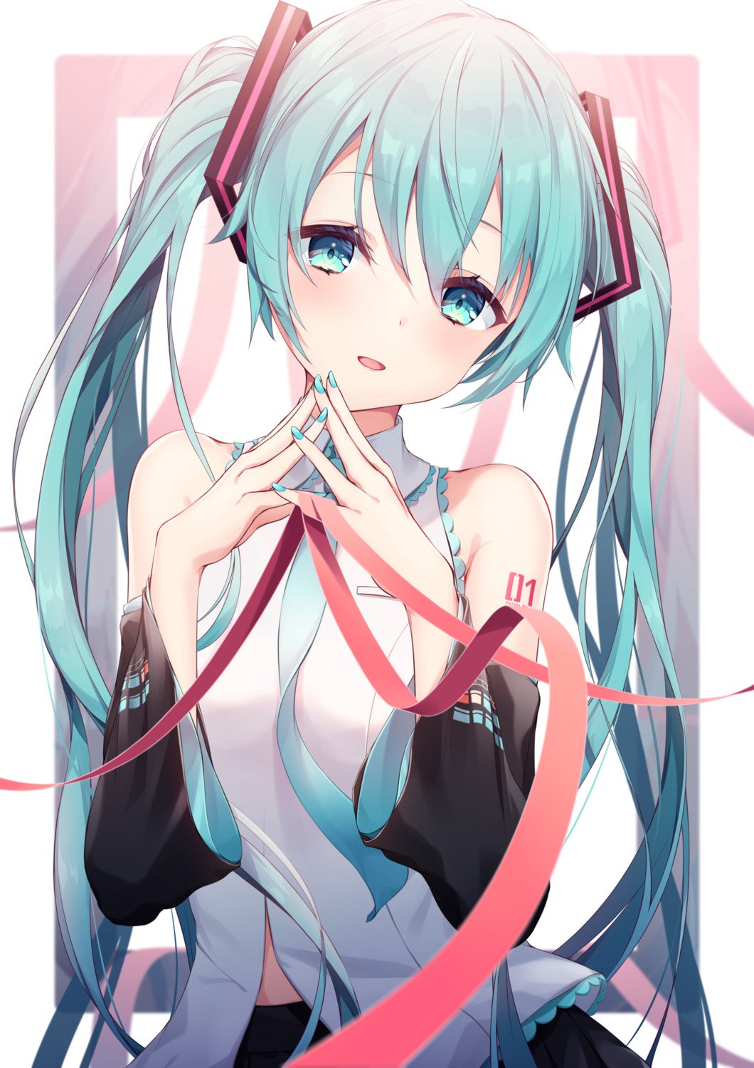 hatsune_miku tattoo vocaloid yumenone_(conectarts)