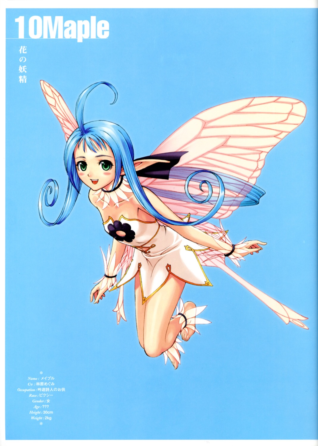 fairy maple_(shining_tears) profile_page shining_tears shining_world tony_taka