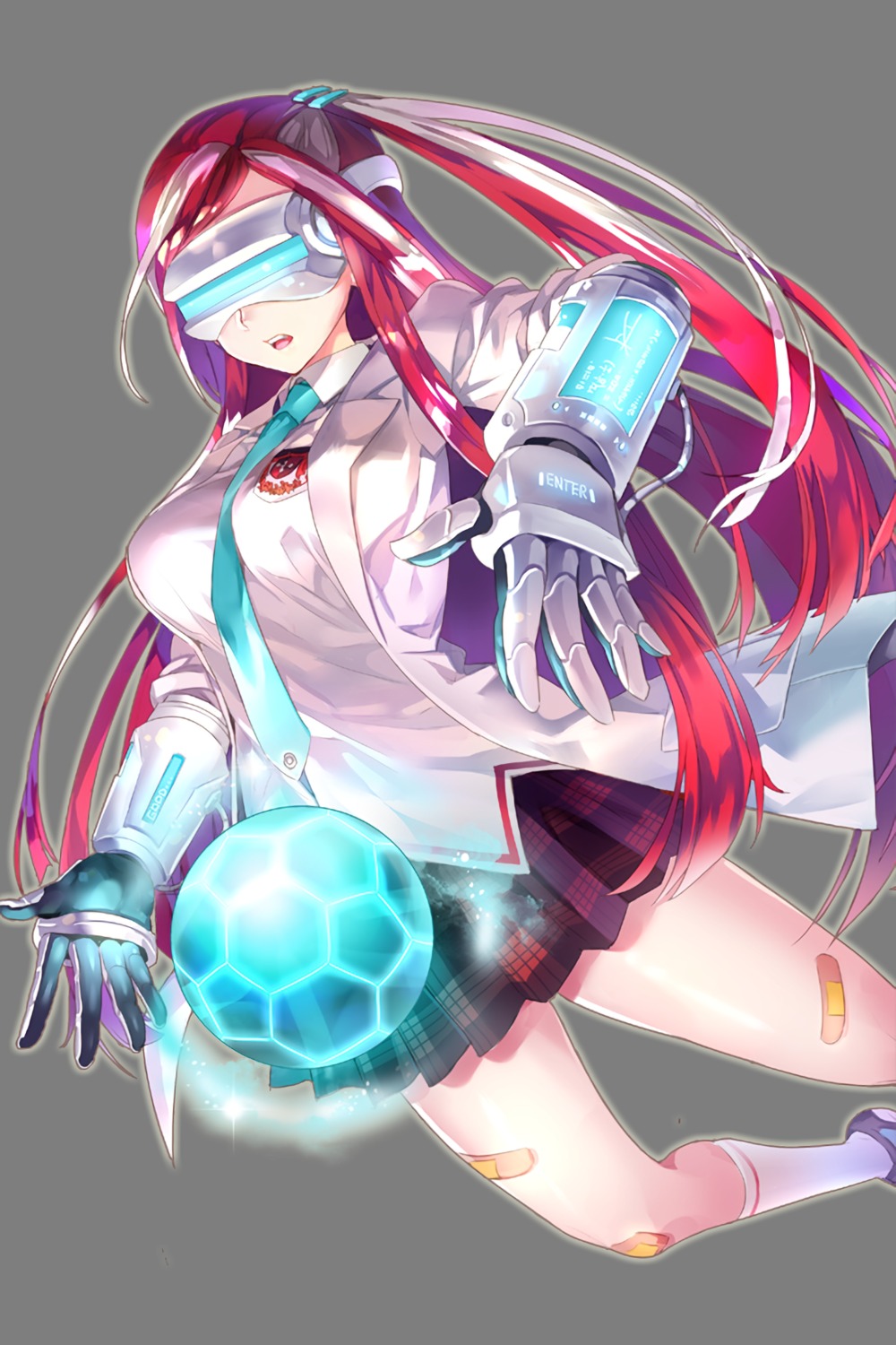 angela_(soccer_spirits) bandaid gl_ztoh seifuku soccer soccer_spirits transparent_png