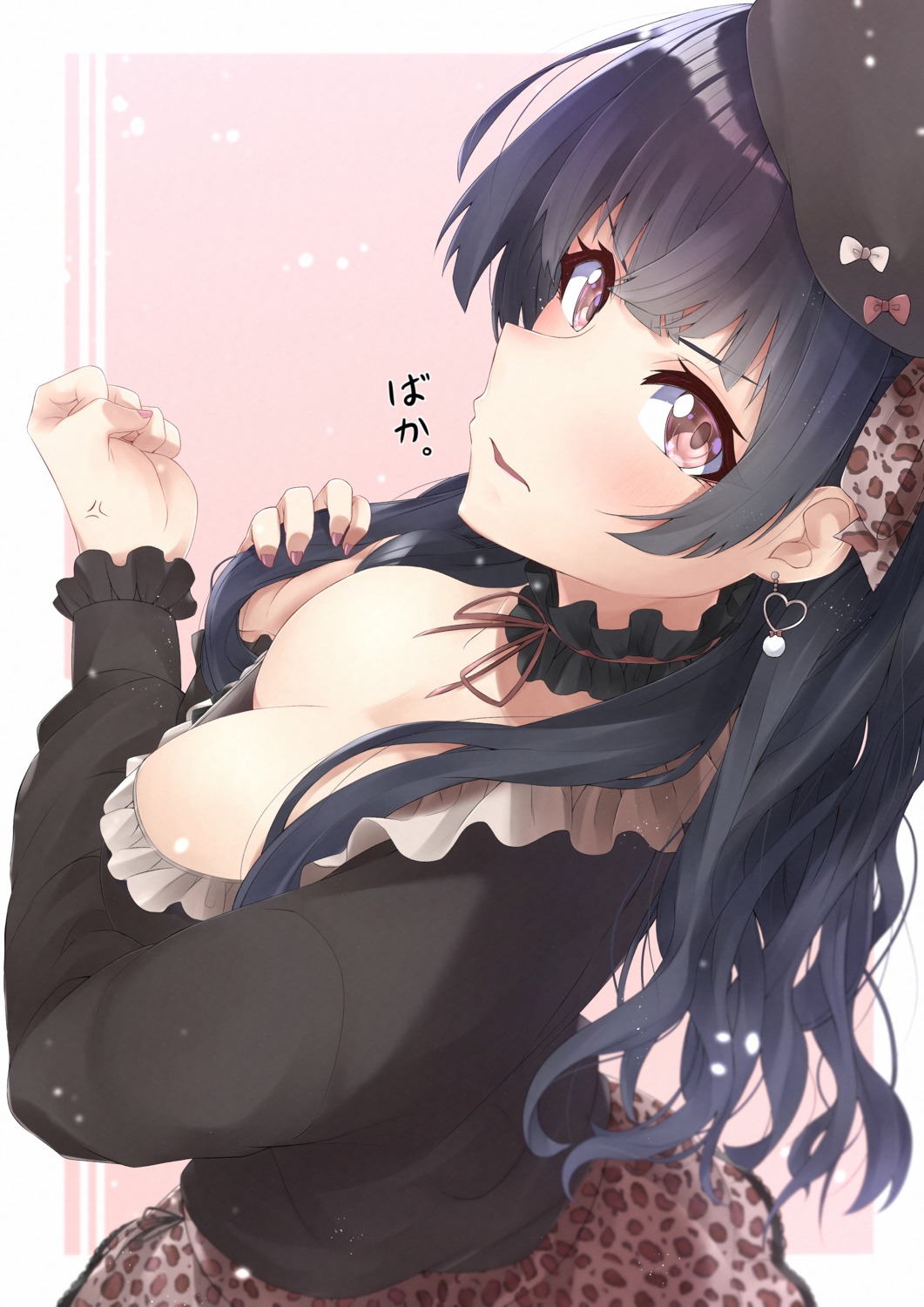 cleavage mayuzumi_fuyuko no_bra the_idolm@ster the_idolm@ster_shiny_colors tutinako