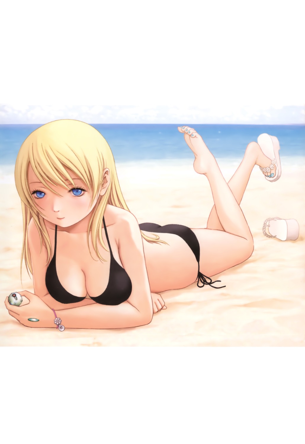 bikini btooom! cleavage himiko_(btooom!) inoue_junya swimsuits