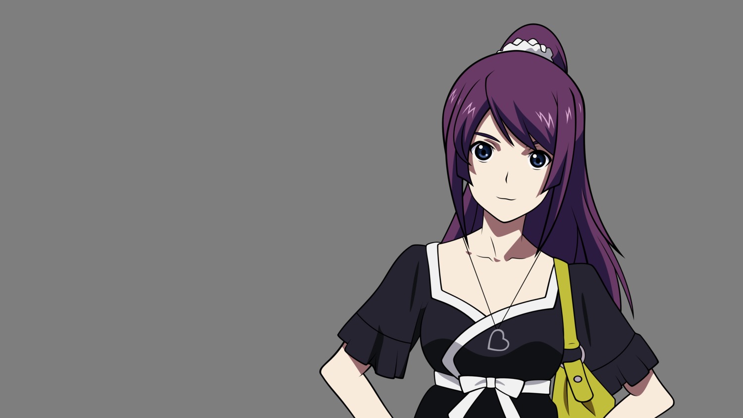 bakemonogatari monogatari_(series) senjougahara_hitagi transparent_png vector_trace