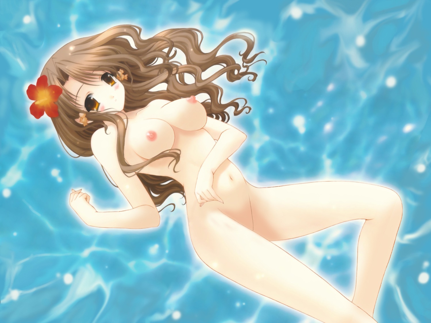 kimizuka_aoi naked nipples photoshop wallpaper